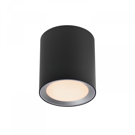 Nordlux Landin 14 moderne Badezimmerbeleuchtung Schwarz dimmbar Spritzwasser geschützt angenehmes Warmweiß